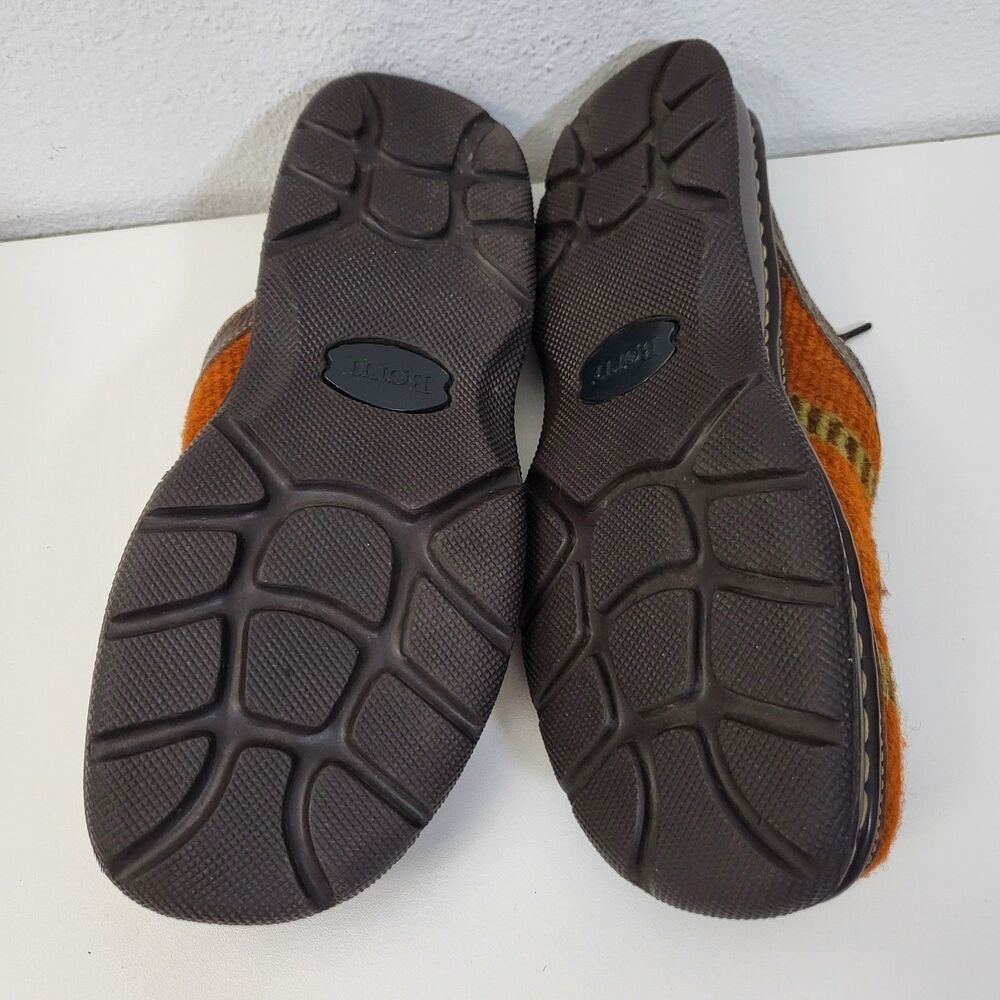BORN Clogs Womens 9 Orange Wool Southwestern Slip On Comfort Colorful - Picture 10 of 10